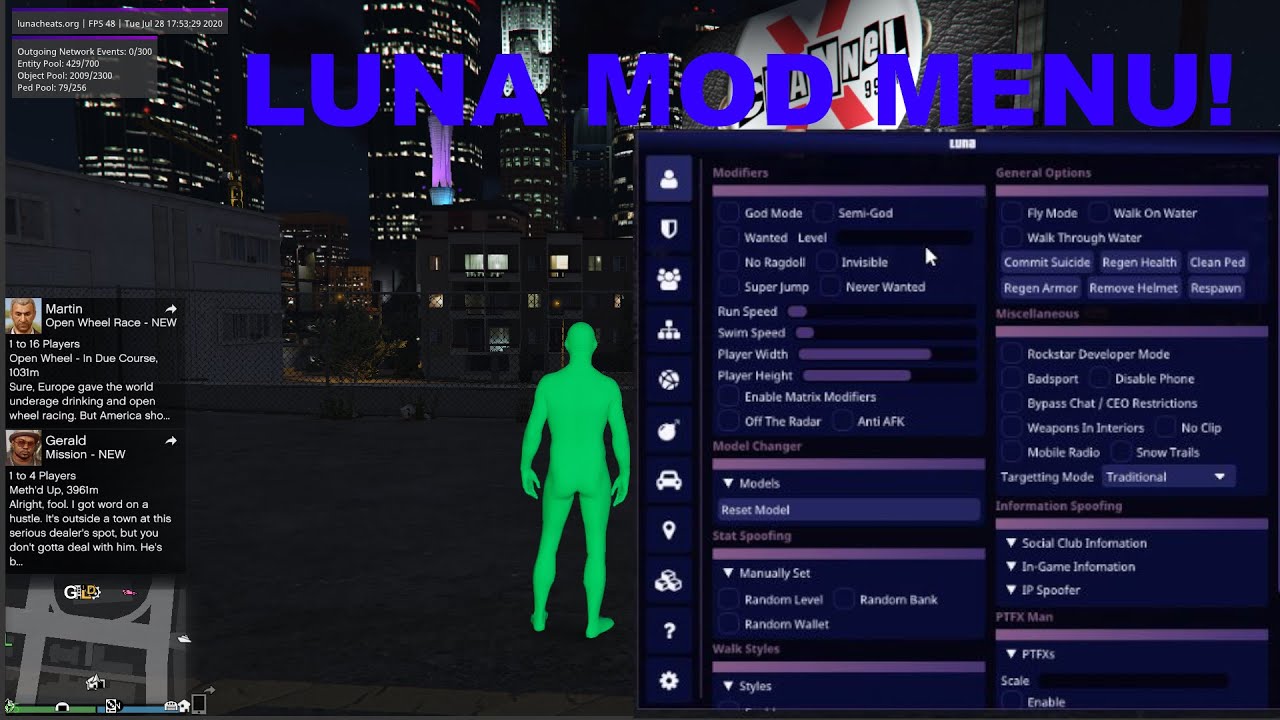 Luna Mod Menu